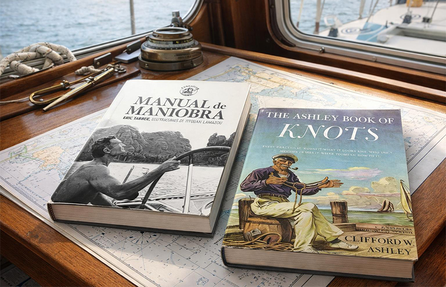 The Ashley Book of Knots (1944) y Manual de Maniobra (1978/2020), las dos obras de referencia de la serie de artículos sobre cabuyería del CICDEN–CNDN.