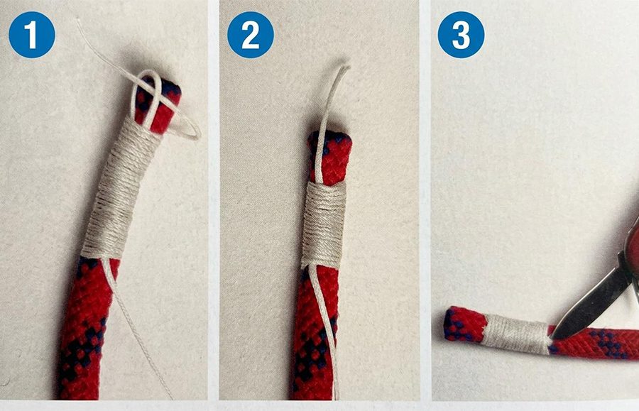 El falcaceado clásico en tres pasos.