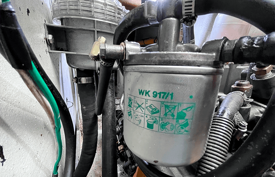 Filtro secundario de combustible del motor Yanmar 3JH5E del Lancet